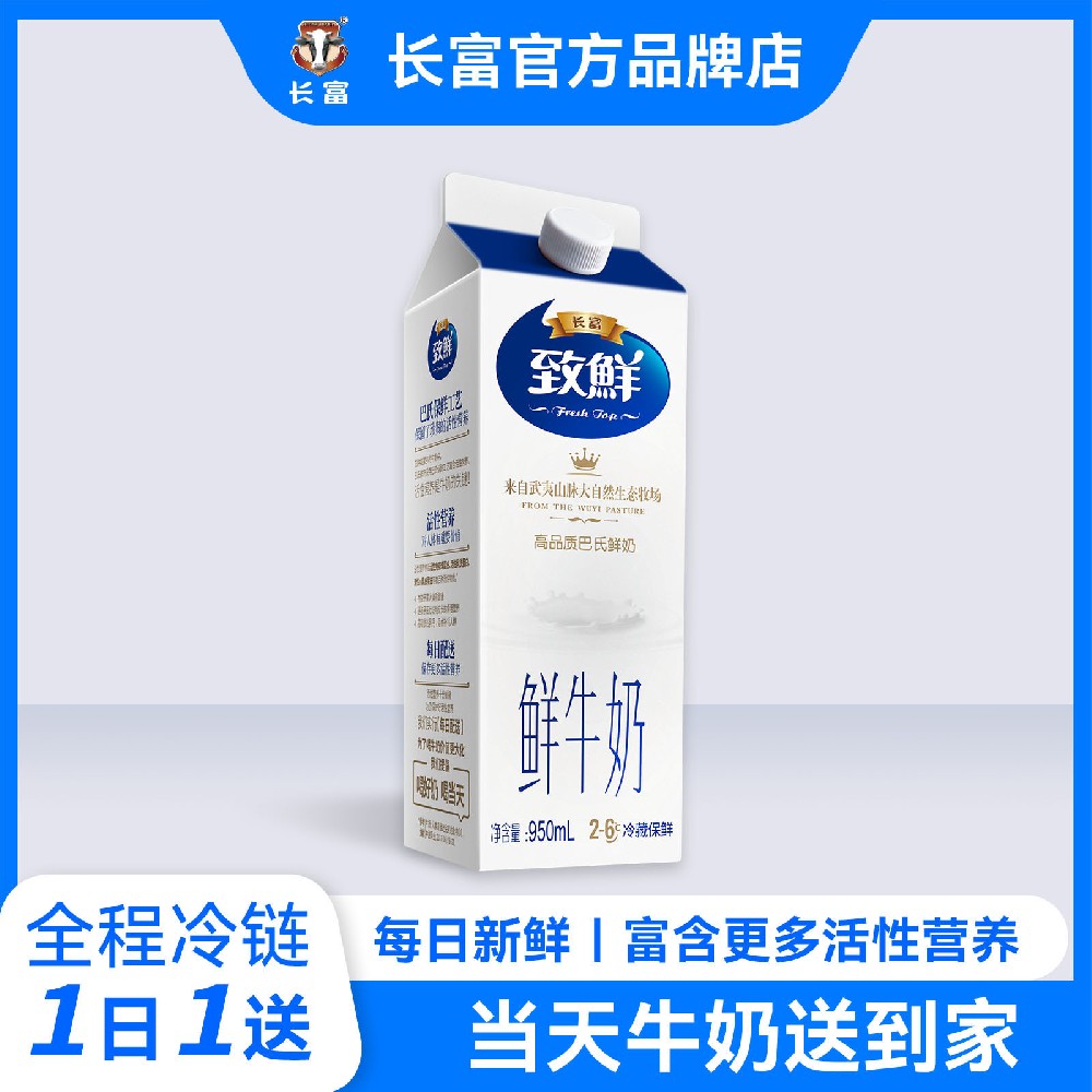 冰球突破官网致鲜牛奶(950ml)